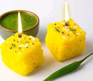 "POV: You thought it's dhokla... but it's a candle