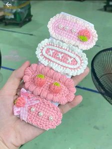 Handmade Crochet Hair Clips Set ☺️