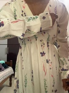 Women Flowy Floral Maxi Alia cut Dress