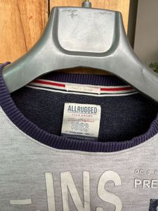 Mens Sweatshirt Blue Color