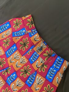Colorful Floral Print Palazzo Pants