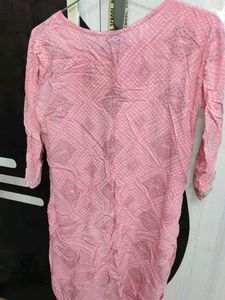 2 combo kurti Pink Sequined Kurta