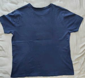 Men's Navy Blue Graphic T-Shirt