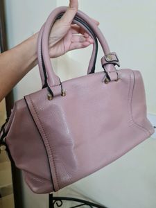 Lilac Satchel leather bag