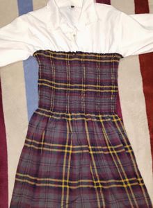 Tartan Plaid Shirt Dress