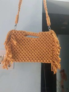 Boho Chic Macrame Crossbody Bag
