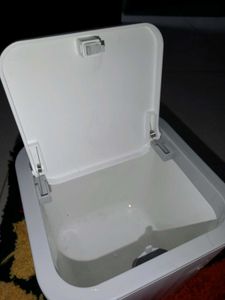 Modern Push-Top Trash Can
