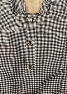 Chic Gingham Crop Top