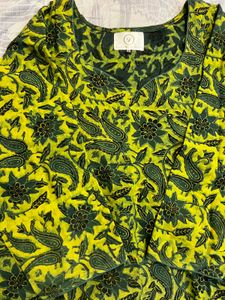 Vibrant Floral Print Kurta