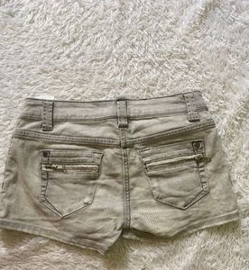 Y2K Grey Denim Shorts