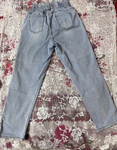 Light Wash High Waisted Wide Leg Jeans