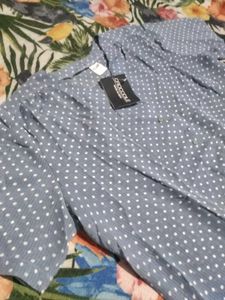 Crocodile Polka Dot Blouse