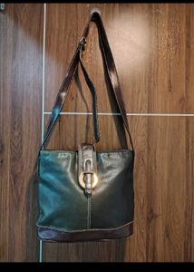 Stylish Dark Green Crossbody Bag