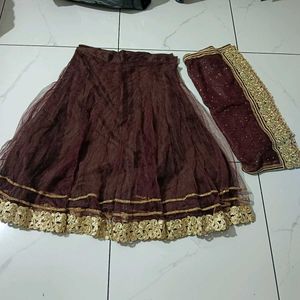 Maroon Lehenga Choli Set