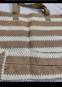 Women's STriped Tote Bag