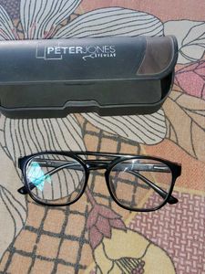 Black Long Vision Spectacles With Blue-Cut Lens