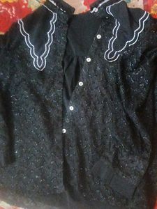 Sparkly  black shirt