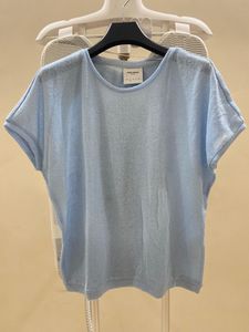 Light Blue Sparkle Knit Top