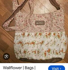 Floral Print Sling Bag(cotton)