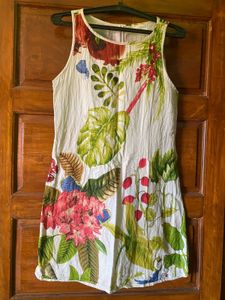 Floral Sleeveless Mini Dress