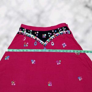Embroidered Bohemian Skirt