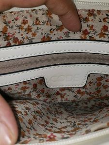 White Tote Bag with Strap