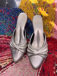 Slip-on mule heels