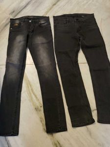 Men's Charcoal Grey Jeans