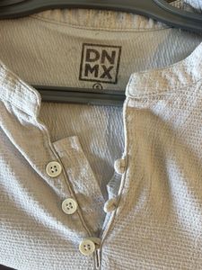 DNMX Henley T-Shirt - Light Beige
