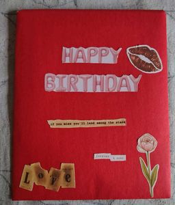 Birthday Hamper with customise photow