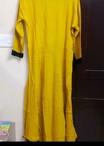 Yellow Anarkali