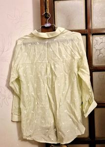 Embroidered Button-Up Shirt