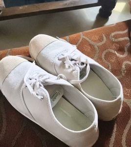 White Canvas Sneakers