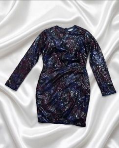 Multicolour sequin dress
