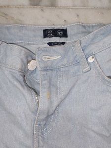 Light Blue Distressed Skinny Jeans