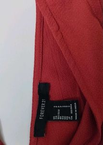 Red Wide-Leg Jumpsuit