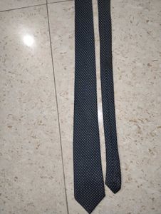 Classic Navy Polka Dot Tie