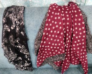 Patterned Scarves - Set of 2