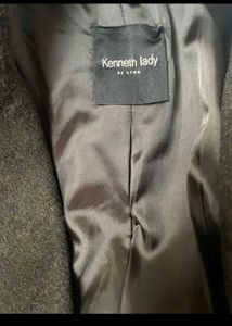 Classic Double-Breasted Wool Blend Coat