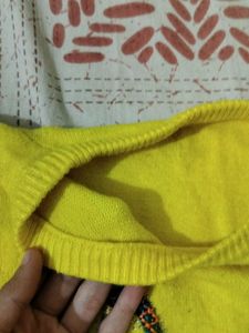 Cute Bunny Yellow Sweater