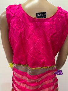 Vibrant Pink &amp; Orange Lehenga Choli