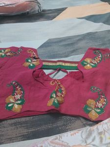 ETHNIC MAROON SAREE