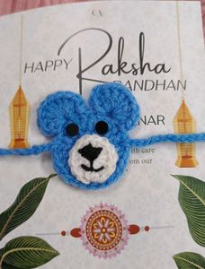 Cute Crochet Rakhi Set