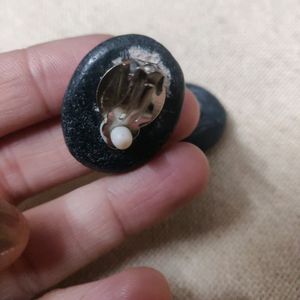 Lazulite Stone Studs Clip-on
