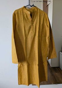 Yellow Striped Kurta