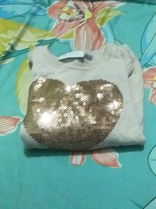 Pink Color Sweater Top