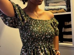 Floral Puff Sleeve Dress