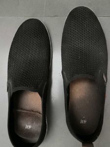 Men's H&M Black Slip-On Loafers