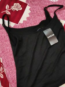 Shein Black Spaghetti Strap Top