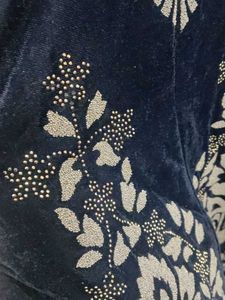 Elegant designer one time used velvet gown